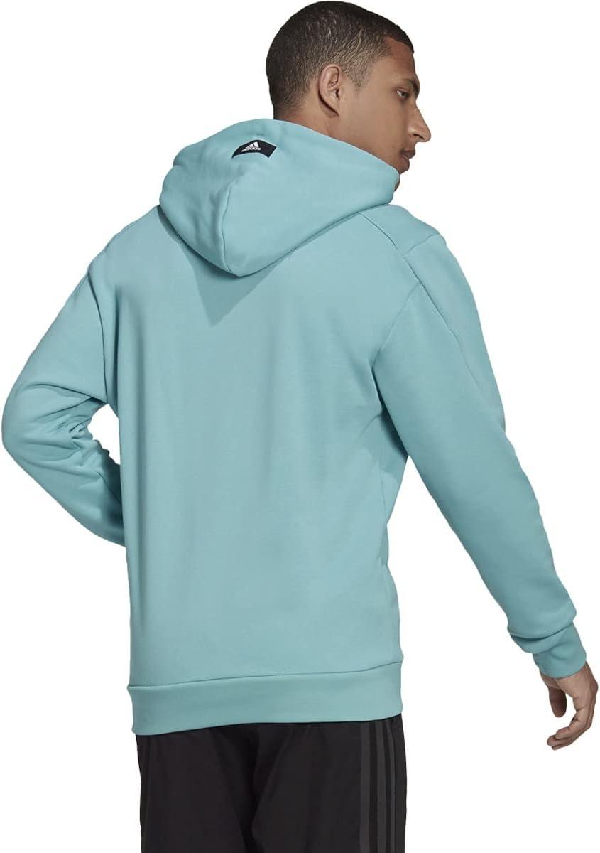 imageadidas Mens Sportswear Future Icons Three Bar HoodieMint Tone
