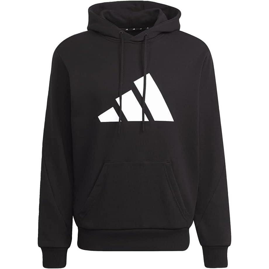 imageadidas Mens Sportswear Future Icons Three Bar HoodieBlack