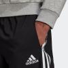 imageadidas Mens Aeroready Essentials Elastic Cuff 3Stripes PantsBlackWhite