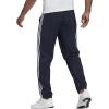 imageadidas Mens Aeroready Essentials Elastic Cuff 3Stripes PantsLegend InkWhite