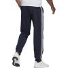 imageadidas Mens Aeroready Essentials Tapered Cuff Woven 3Stripes PantsLegend Ink
