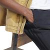 imageadidas Mens Essentials 3Stripes Fleece Tapered Cuff PantsBlack
