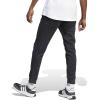 imageadidas Mens Essentials 3Stripes Fleece Tapered Cuff PantsBlack