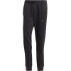 imageadidas Mens Essentials 3Stripes Fleece Tapered Cuff PantsBlack