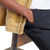 imageadidas Mens Essentials 3Stripes Fleece Tapered Cuff PantsBlackBlack