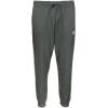 imageadidas Mens Essentials 3Stripes Fleece Tapered Cuff PantsDark Grey Heather