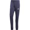 imageadidas Mens Essentials 3Stripes Fleece Tapered Cuff PantsInk