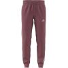 imageadidas Mens Essentials 3Stripes Fleece Tapered Cuff PantsPreloved Crimson