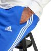 imageadidas Mens Essentials 3Stripes Fleece Tapered Cuff PantsSemi Lucid Blue