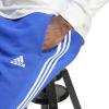 imageadidas Mens Essentials 3Stripes Fleece Tapered Cuff PantsSemi Lucid Blue