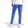 imageadidas Mens Essentials 3Stripes Fleece Tapered Cuff PantsSemi Lucid Blue