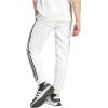 imageadidas Mens Essentials 3Stripes Fleece Tapered Cuff PantsWhiteBlack