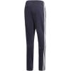 imageadidas Mens Essentials 3Stripes Tapered Open Hem PantsInkWhite