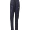 imageadidas Mens Essentials 3Stripes Tapered Open Hem PantsInkWhite