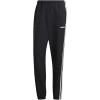 imageadidas Mens Essentials 3Stripes Wind PantsBlackWhite