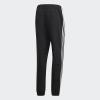 imageadidas Mens Essentials 3Stripes Wind PantsBlackWhite