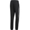 imageadidas Mens Essentials 3Stripes Wind PantsBlackWhite