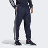 imageadidas Mens Essentials 3Stripes Wind PantsInkWhite