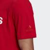 imageadidas Mens Essentials Embroidered Linear Logo TeeScarlet