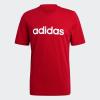 imageadidas Mens Essentials Embroidered Linear Logo TeeScarlet