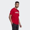 imageadidas Mens Essentials Embroidered Linear Logo TeeScarlet