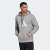 imageadidas Mens Sportswear Future Icons Three Bar HoodieMedium Grey Heather