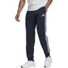 imageadidas Mens Aeroready Essentials Tapered Cuff Woven 3Stripes PantsLegend Ink