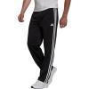 imageadidas Mens Essentials Warmup Open Hem 3stripes Tracksuit BottomsBlackWhite