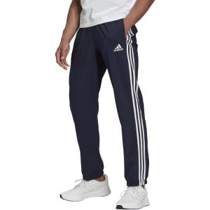 imageadidas Mens Aeroready Essentials Elastic Cuff 3Stripes PantsLegend InkWhite