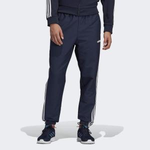 imageadidas Mens Essentials 3Stripes Wind PantsInkWhite