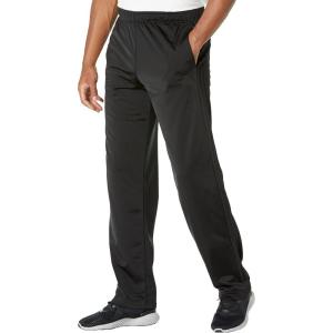 imageadidas Mens Essentials Warmup Open Hem 3stripes Tracksuit BottomsBlackBlackBlack