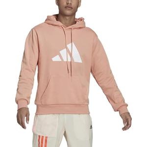 imageadidas Mens Sportswear Future Icons Three Bar HoodieAmbient Blush