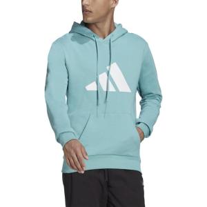 imageadidas Mens Sportswear Future Icons Three Bar HoodieMint Tone