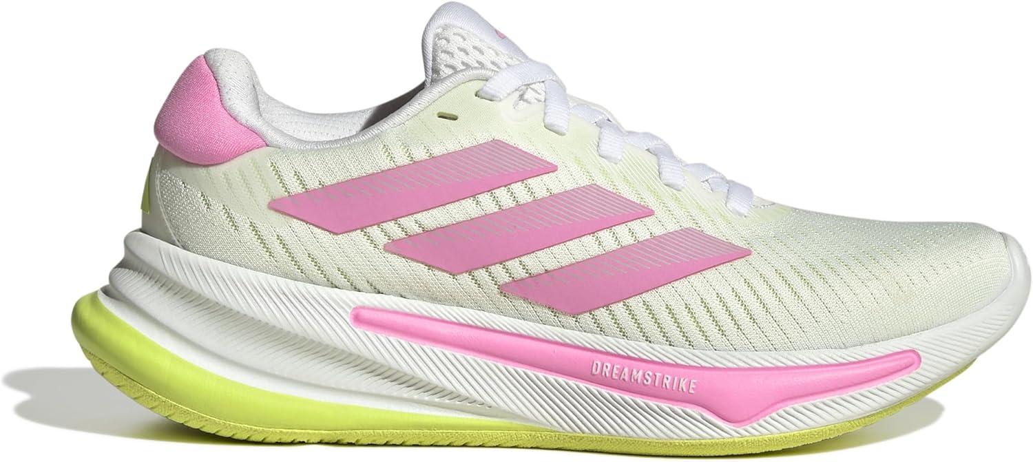 imageadidas Kids Supernova Step SneakersWhiteBliss PinkPulse Lime