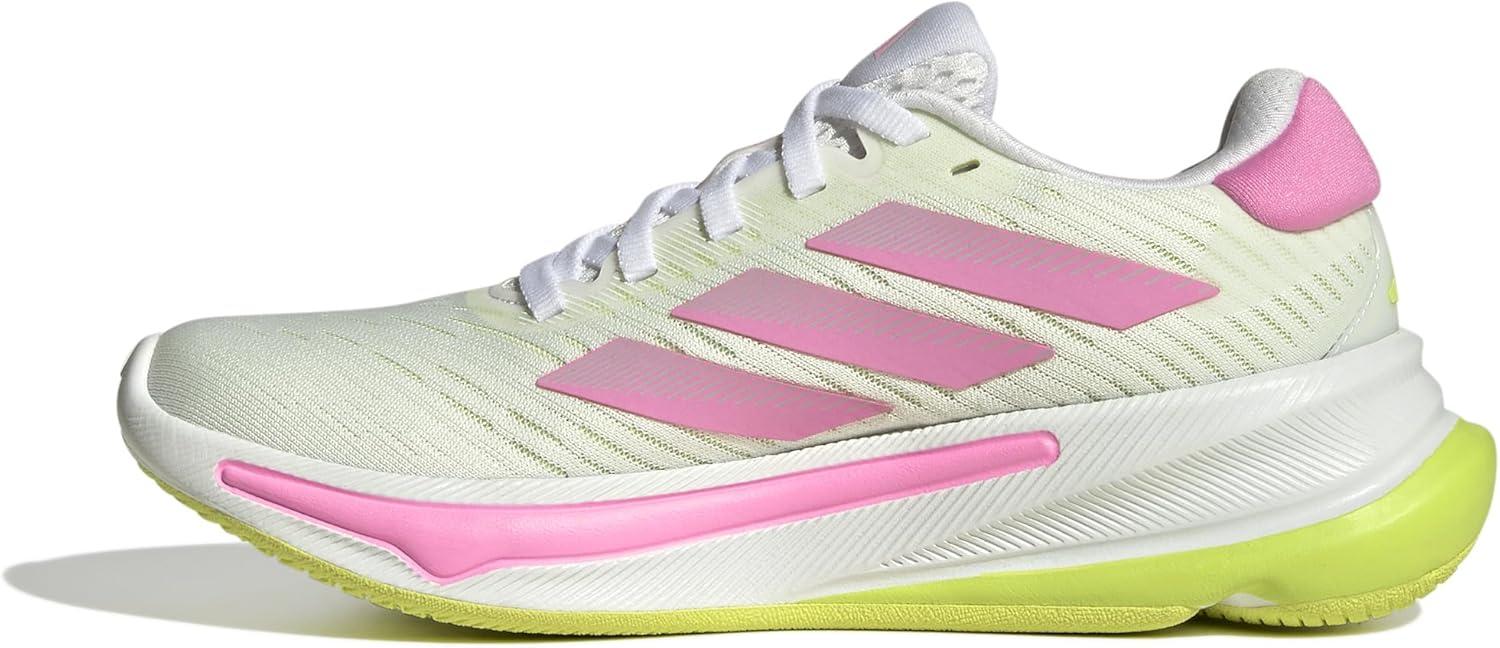 imageadidas Kids Supernova Step SneakersWhiteBliss PinkPulse Lime