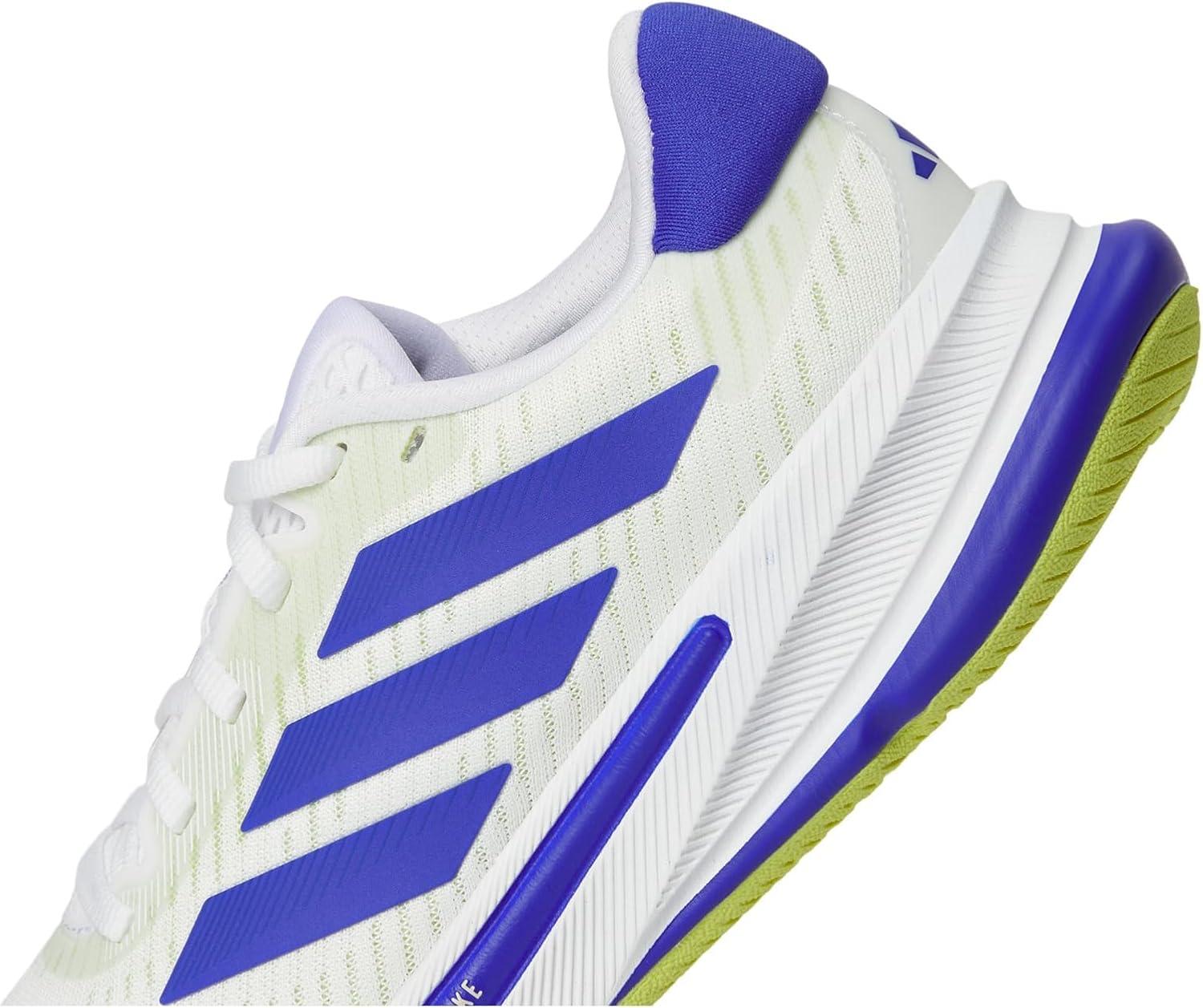 imageadidas Kids Supernova Step SneakersWhiteLucid BluePulse Lime