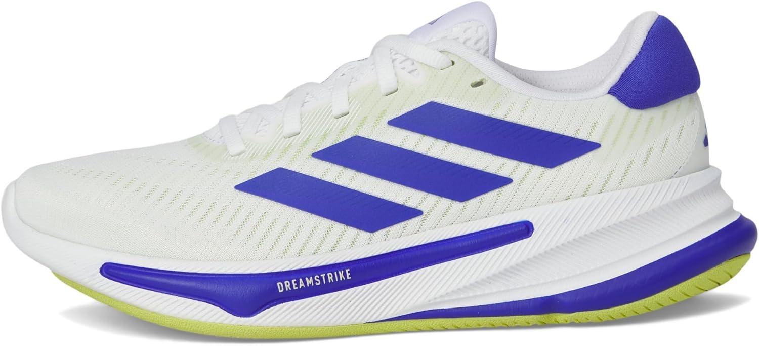 imageadidas Kids Supernova Step SneakersWhiteLucid BluePulse Lime