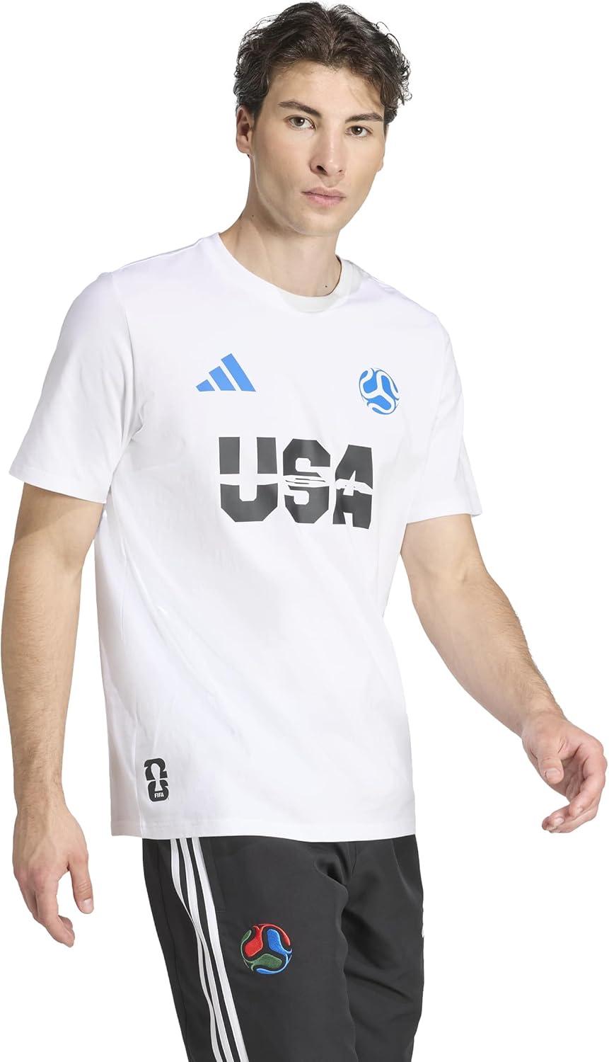 imageadidas Mens Host Nation TShirtWhiteUsa