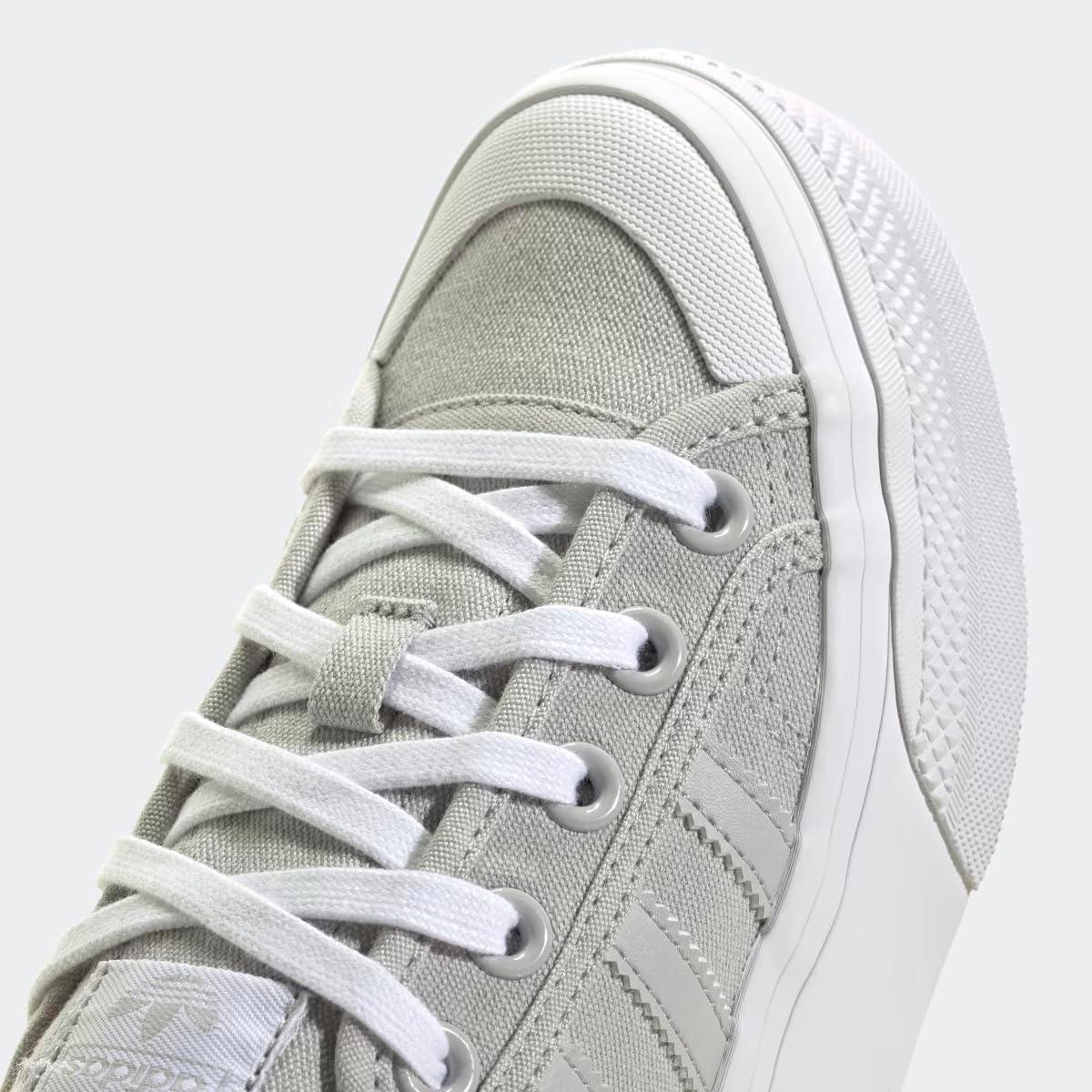 imageadidas Originals UnisexChild Nizza PlatformGreyGreyWhite