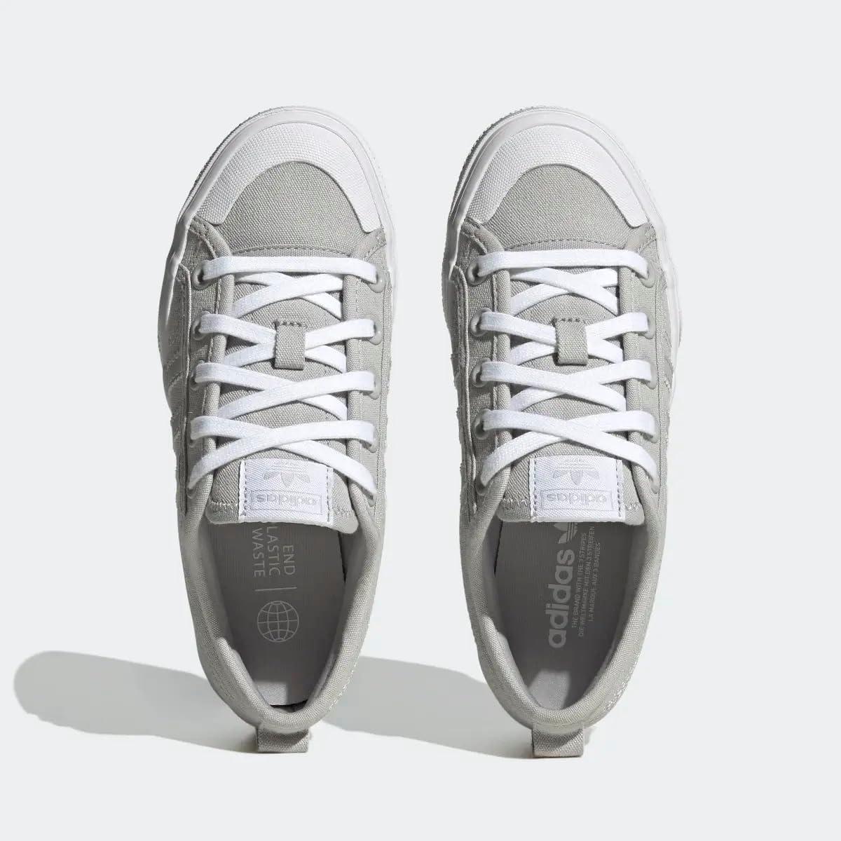 imageadidas Originals UnisexChild Nizza PlatformGreyGreyWhite