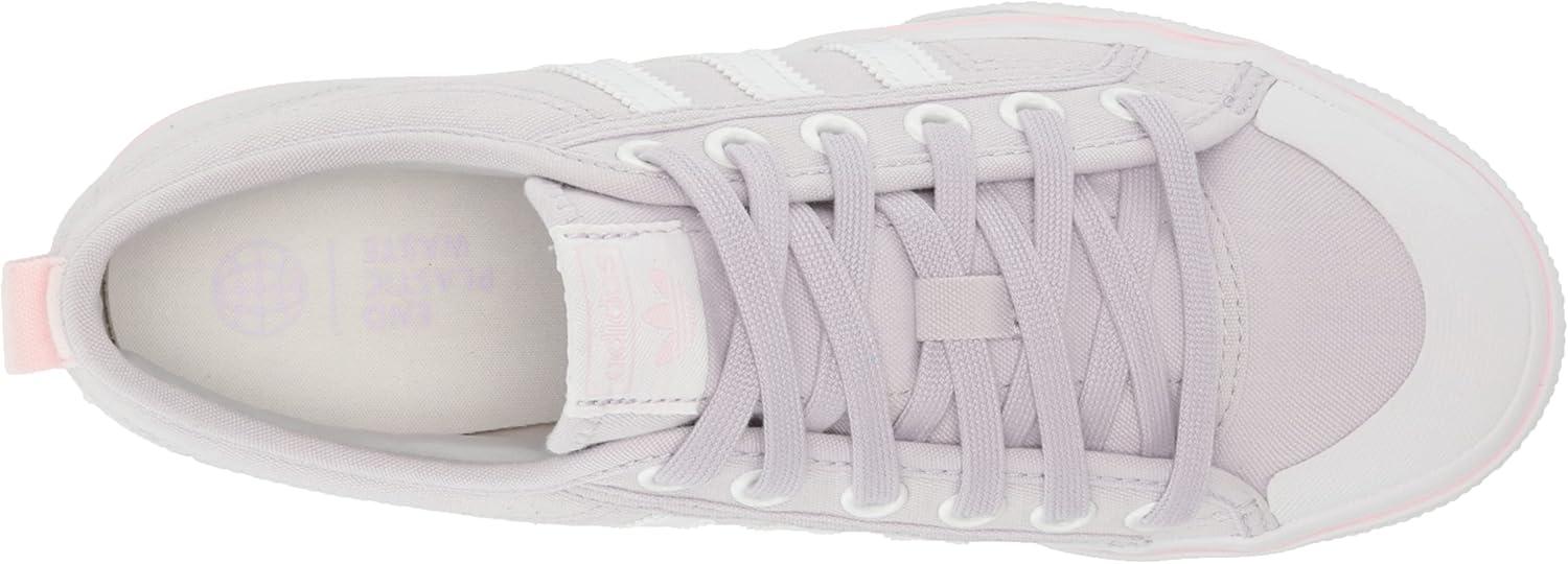 imageadidas Originals UnisexChild Nizza PlatformSilver DawnWhiteClear Pink