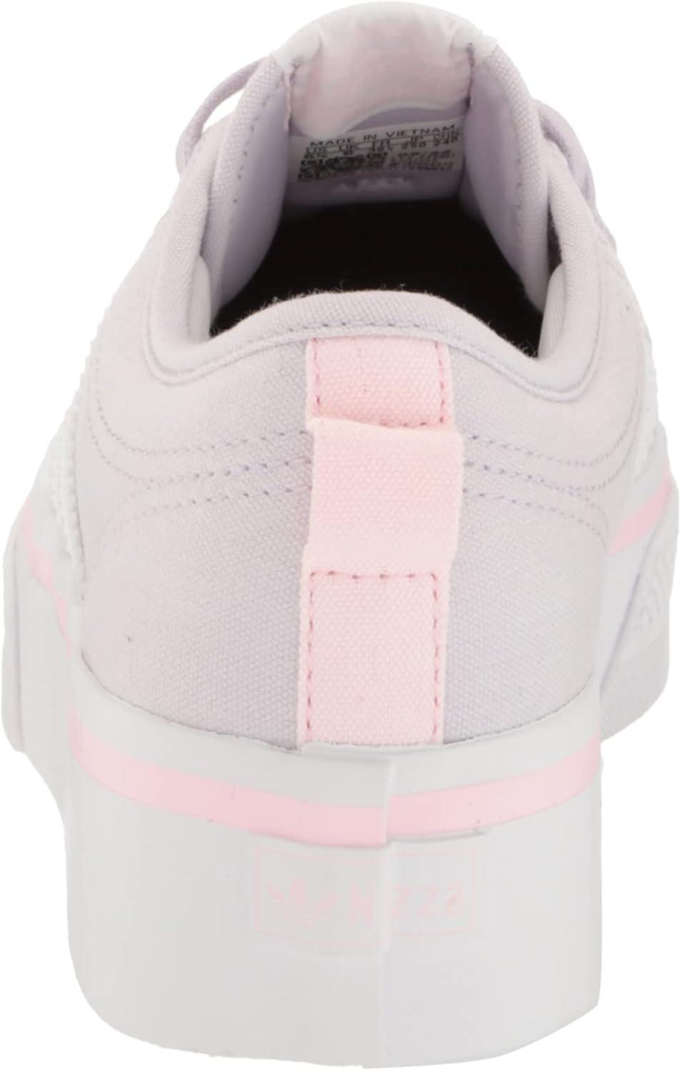 imageadidas Originals UnisexChild Nizza PlatformSilver DawnWhiteClear Pink