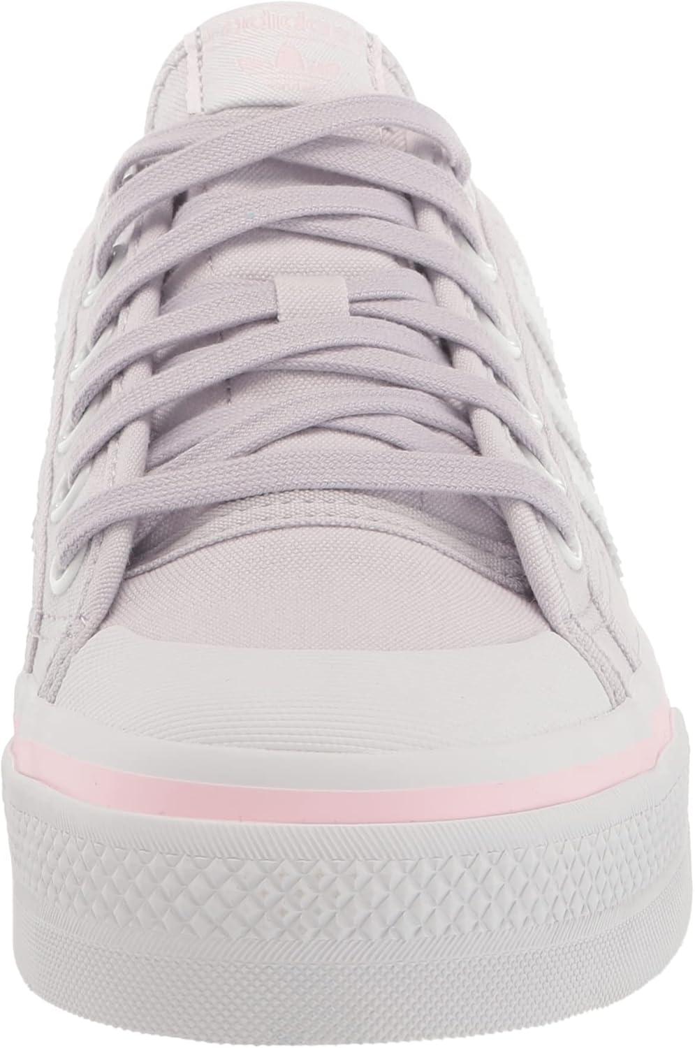 imageadidas Originals UnisexChild Nizza PlatformSilver DawnWhiteClear Pink