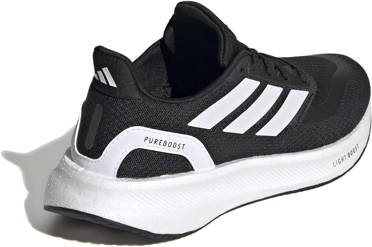 imageadidas UnisexChild Pureboost Light Running SneakerBlackWhiteBlack