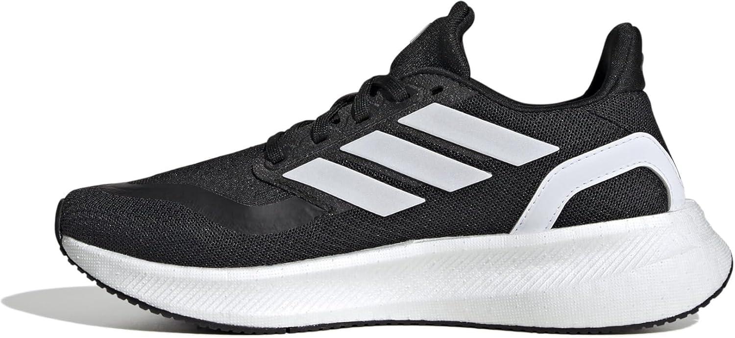 imageadidas UnisexChild Pureboost Light Running SneakerBlackWhiteBlack