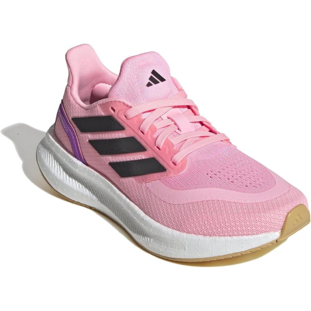 imageadidas UnisexChild Pureboost Light Running SneakerPink SparkBlackOat