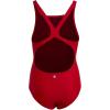 imageadidas Girls Solid Small Logo SwimsuitBetter ScarletWhiteShadow Red
