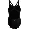 imageadidas Girls Solid Small Logo SwimsuitBlackWhite