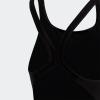 imageadidas Girls Solid Small Logo SwimsuitBlackWhite