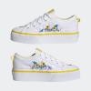imageadidas Originals UnisexChild Nizza PlatformCloud WhiteYellowOff White